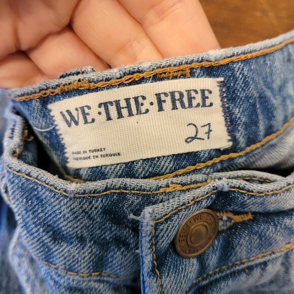 Free People We The Free Lucky You Mid Rise Barrel Leg Jeans - Picture 7 of 10